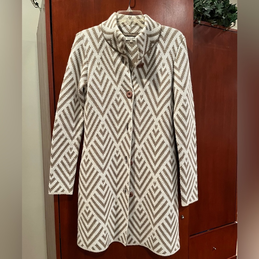 High Quality Sweater Midi Coat